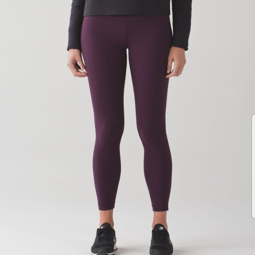 SOLD Lululemon Align Pant II 25" Black Cherry